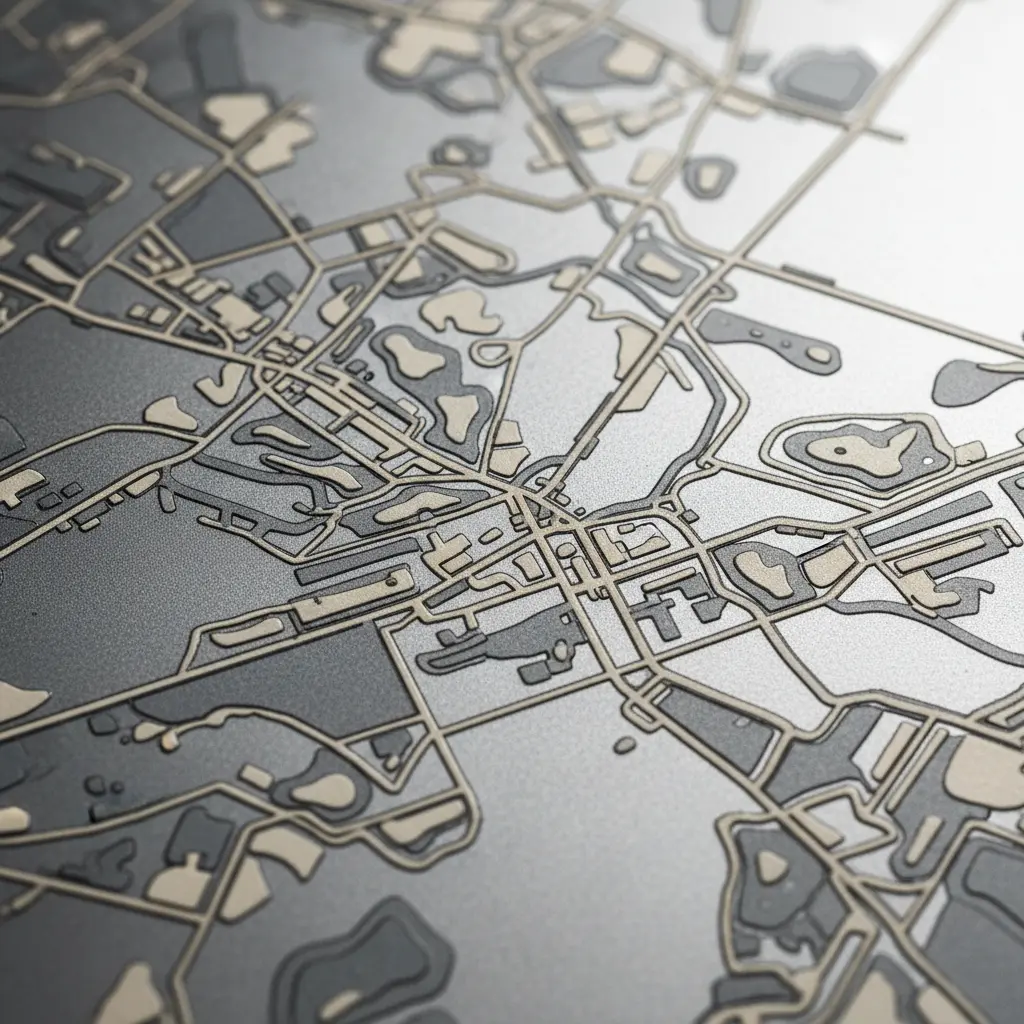 Abstract map texture